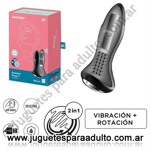 Productos eróticos, , Rotator Plug 1+ Dilatador anal Rotativo con control via APP (Red)