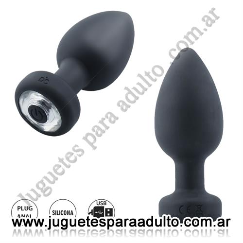 Anales, Anal con vibrador, Hydrus Dilatador anal con vibracion carga USB y control remoto