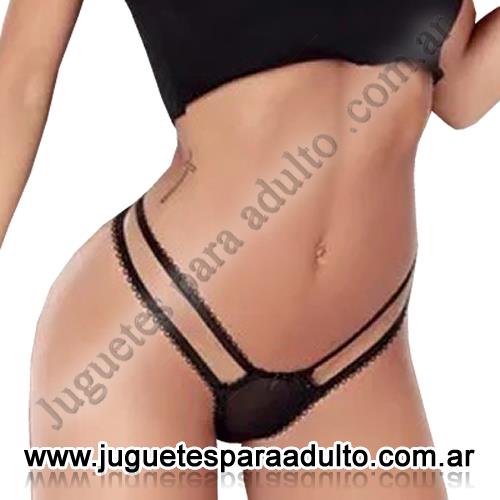 Lencería femenina, Tangas premium, Tanga con dos tiras y encaje