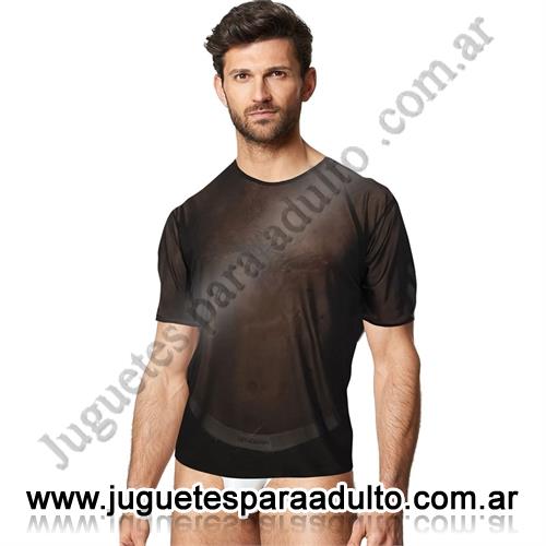 Lencería masculina, , Remera de Red para un Estilo Atrevido