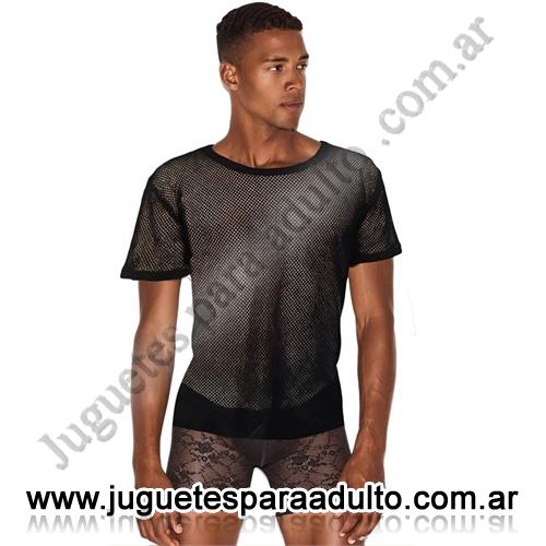 Lencería masculina, , Remera de Red en para Impacto Visual