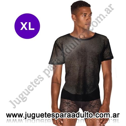 Lencería masculina, , Remera de Red en Talla XL para Impacto Visual