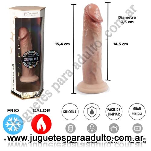 Marcas Importadas, Adrien Lastic, Dildo Real Skin Model 2 de 15 centimetros con ventosa