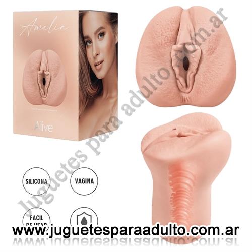 Estimuladores, Estimuladores masculinos, Amelia Masturbador Super Realista con Vagina en silicona de grado Medico