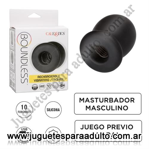 Marcas Importadas, California Exotic, Masturbador con vibracion y carga USB