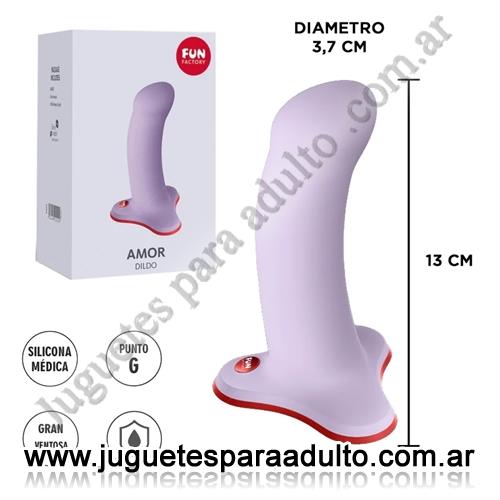 MARCAS IMPORTADAS, Fun Factory, Amor dildo con sopapa ideal para arnes Marcas Importadas, Fun Factory, Amor dildo con sopapa ideal para arnes
