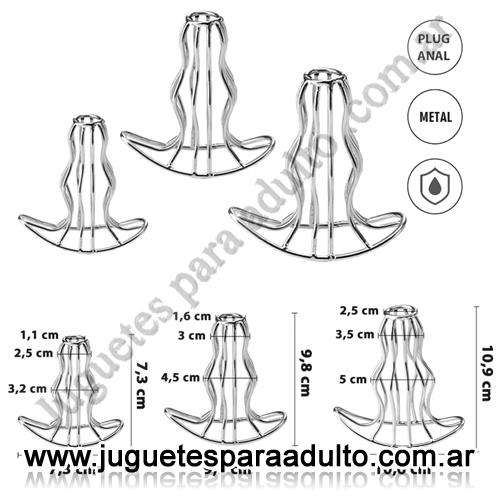 Anales, , Plug anal hueco de metal Small