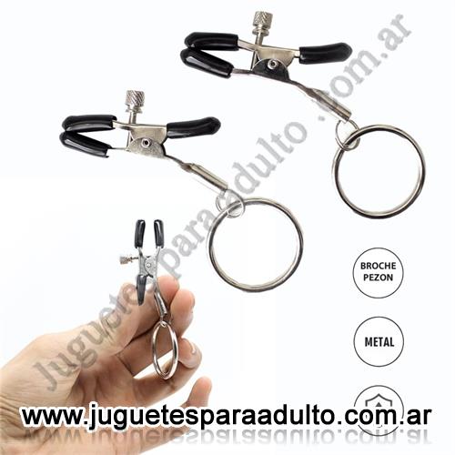 Marcas Importadas, Hard Steel, Broche para pezones con anillo