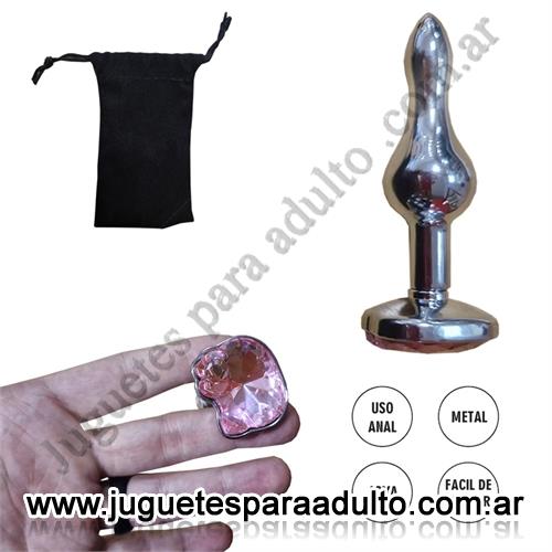 Anales, , Plug anal con joya de hello kitty