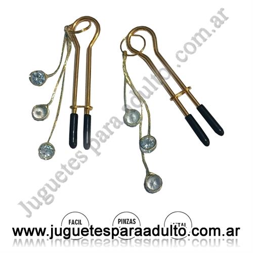 Accesorios, , Pinzas para pezones doradas