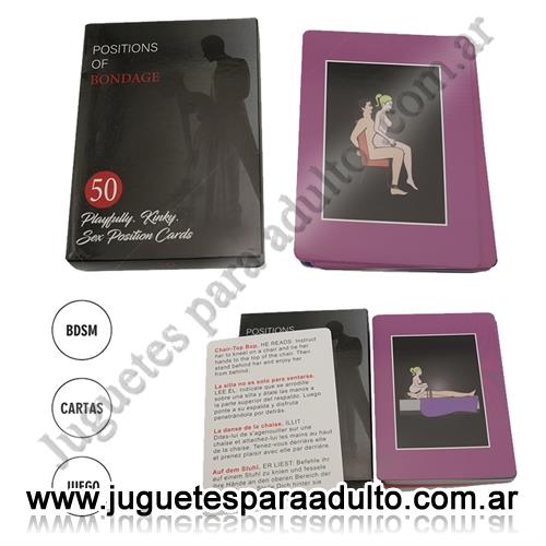 Accesorios, , Bondage Juego de naipes 50 cartas