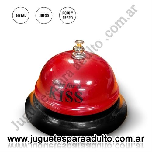 Accesorios, Cotillon erotico, Campana roja ring for a kiss