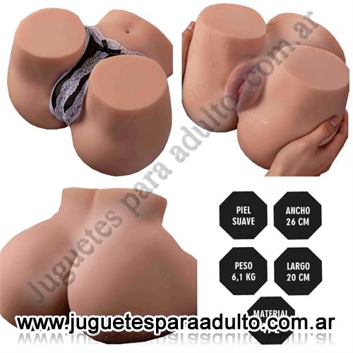 Estimuladores, Muñecas inflables y vaginas, Torso Compacto T39 – 6.1 KG con textura Premium