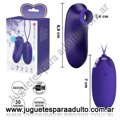 Estimuladores, Balas vibradoras, Kit bala vibradora mas succionador con carga USB