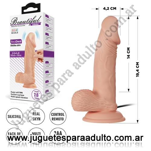 Vibradores, Vibradores con Sopapa, Dildo con vibracion y sopapa de textura pellizcable