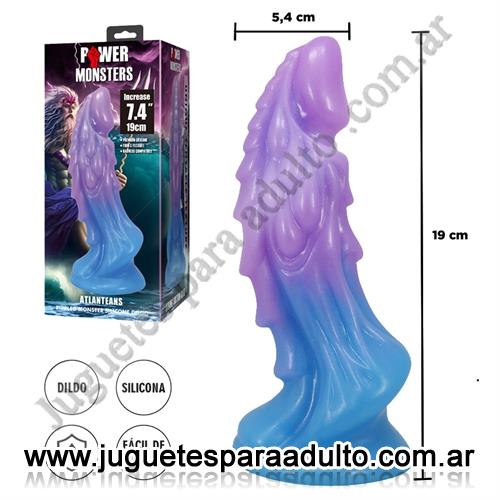 Consoladores, Consoladores sopapa jelly, Monster Atlantis - dildo con sopapa