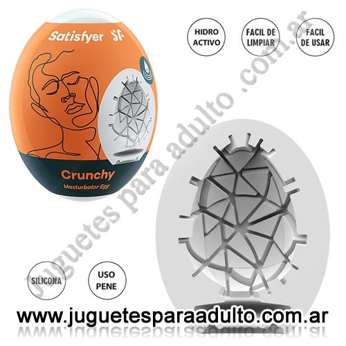 Estimuladores, Muñecas inflables y vaginas, Masturbador Egg Single crunchy