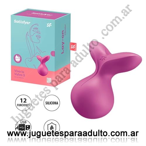 Estimuladores, Estimuladores de clitoris, Viva La Vulva 3 Masajeador vaginal con carga USB