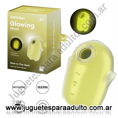 Productos eróticos, , Glowing Ghost Succionador con brillo en la oscuridad