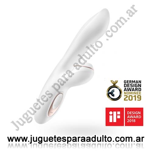 Marcas Importadas, Satisfyer, Estimulador de punto G con succionador de clitoris con carga USB