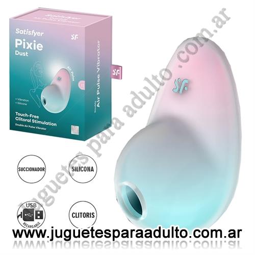 Vibradores, Vibradores premium, Pixie Dust Succionador con vibrador y carga USB