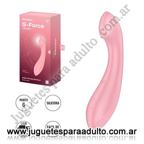 Productos eróticos, , G-Force pink estimulador de punto G con carga USB