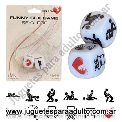 Marcas Importadas, Sexy & Funny, Juego de 2 dados de posicion y Ubicación