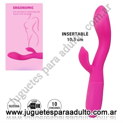 Estimuladores, Estimuladores punto g, Chamaeleon : Vibrador con estimulador de clitoris y 10 modos de vibracion y 5 velocidades